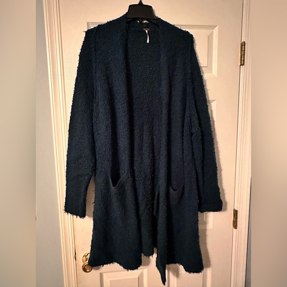 Free People Deep Blue Cardigan